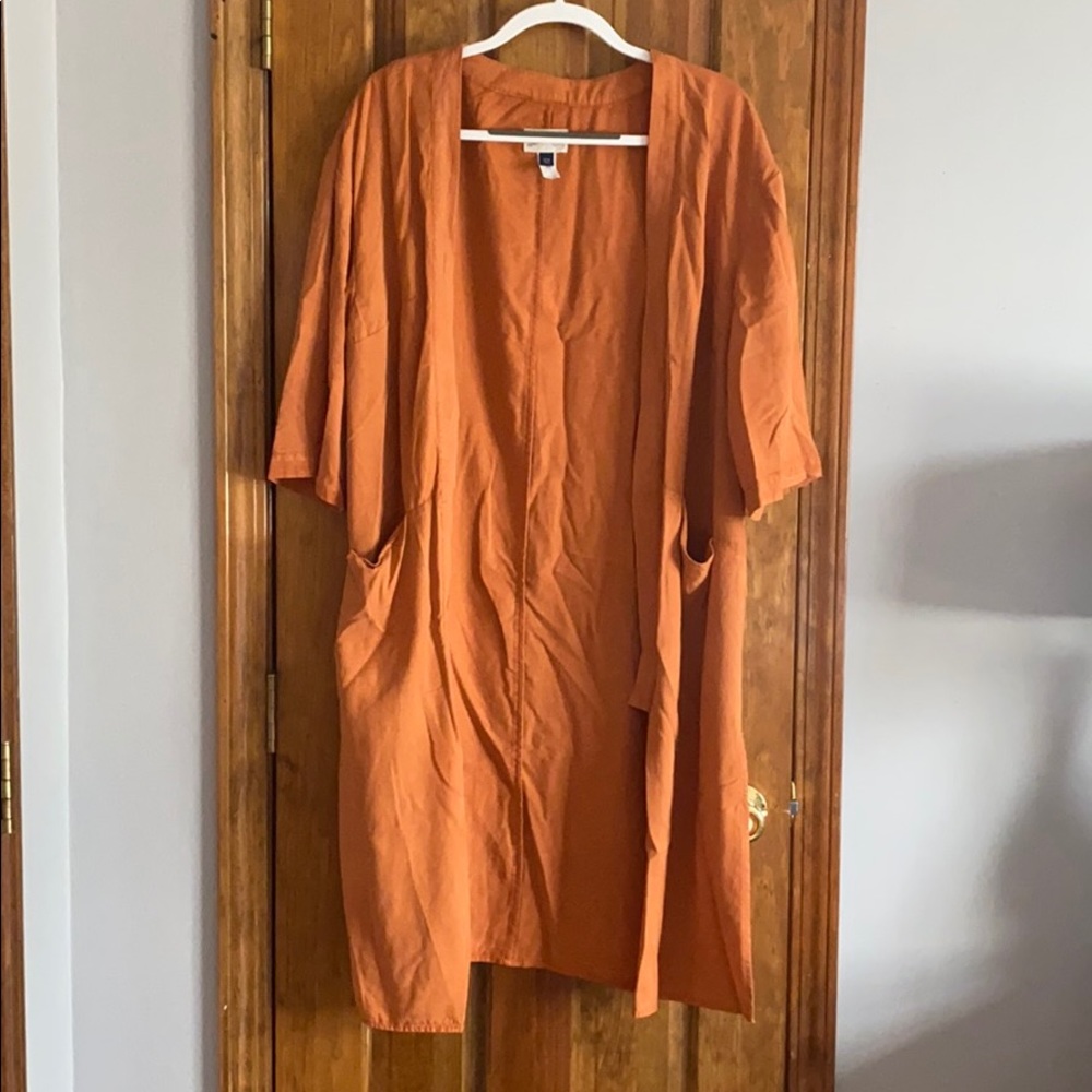 Burnt orange cardigan